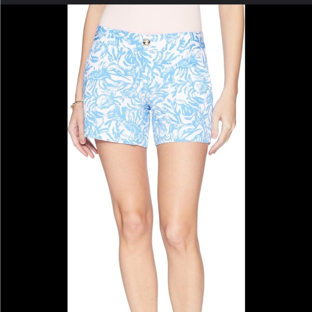 Lilly Pulitzer Women's Callahan Short, Beckon Blue Jungle 00 - Picture 3 of 3